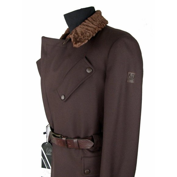 Authentic Belstaff Super Rare Wool Competition Full Length Coat Size EU L  Large - Picture 9 of 16